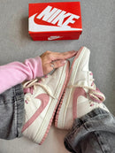 Nike Dunk Low – Branco / Rosa Premium