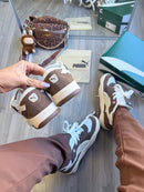 Puma 180 Off White Marrom