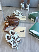 Puma 180 Off White Marrom