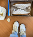 Adidas samba OG sintético  Branco / Ouro