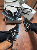 Nike Air Force F1 Have Preto/ Celeste